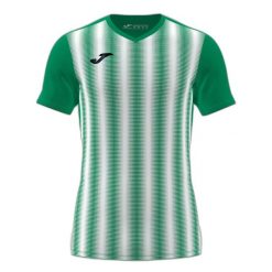 Koszulka do piłki nożnej męska Joma Boy Inter II z krótkim rękawem. Białe koszulki sportowe męskie Joma, m, bez wzorów, bez kołnierzyka, bez ramiączek, do piłki nożnej. Za 155.50 zł.
