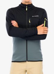 Bluza polarowa męska Vaude Scopi Fleece Jacket. Szare bluzy męskie Vaude, m, bez wzorów, z elastanu, bez kaptura. Za 518.25 zł.