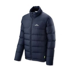 Kurtka puchowa Kathmandu Epiq V2. Niebieskie kurtki męskie KATHMANDU, l, bez wzorów, z materiału, bez kaptura. Za 933.00 zł.