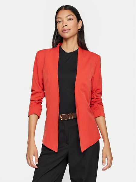 Vila Marynarka Her New 14039434 Pomarańczowy Regular Fit. Brązowe żakiety damskie Vila, l, bez wzorów, z syntetyku. Za 119.99 zł.