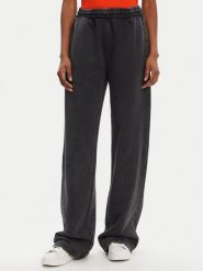 HUGO Spodnie dresowe Nolasa_B 50545019 Czarny Loose Fit. Czarne spodnie dresowe damskie Hugo, l, bez wzorów, z bawełny. Za 449.99 zł.