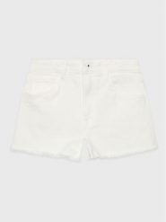 Pepe Jeans Szorty jeansowe Patty Short PG800783TR0 Biały Regular Fit. Białe spodenki dla dziewczynek Pepe Jeans, bez wzorów, z bawełny. Za 139.99 zł.
