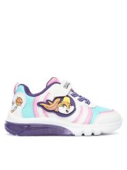 Geox Sneakersy J Ciberdron Girl J66LPA 05411 C0406 S Kolorowy. Buty sportowe dziewczęce Geox, bez wzorów, ze skóry, bez zapięcia. Za 319.99 zł.