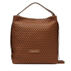 Torebka Valentino. Brązowe torebki do ręki damskie Valentino, bez wzorów, klasyczne, bez dodatków. Za 449.99 zł.