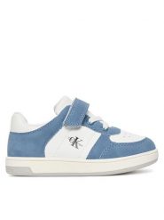 Calvin Klein Sneakersy V1X9-83149-1269 M Biały. Białe buty sportowe chłopięce Calvin Klein, bez wzorów, ze skóry, bez zapięcia. Za 299.99 zł.