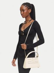 Elisabetta Franchi Torebka BS-07A-66E2-V360 Kremowy. Białe torebki do ręki damskie Elisabetta Franchi, bez wzorów, bez dodatków. Za 1,539.00 zł.
