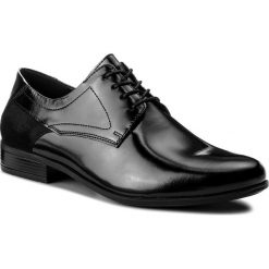 Półbuty LASOCKI FOR MEN - MI08-C346-384-03 Czarny. Czarne eleganckie półbuty Lasocki For Men, z materiału, eleganckie, bez zapięcia. Za 199.99 zł.