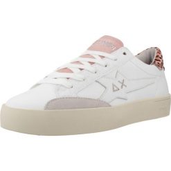 Buty SUN68 KATY LEATHER Biały. Białe trekkingi damskie SUN68, trekkingowe. Za 398.99 zł.