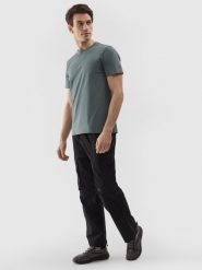 4F Spodnie casual cargo 4Way Stretch męskie - czarne M. Czarne spodnie sportowe męskie 4f, l, bez wzorów, z materiału. W wyprzedaży za 99.99 zł.