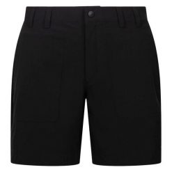 Shorty Damskie Montrose. Czarne szorty sportowe damskie Trespass, l, bez wzorów, sportowe, trekkingowe. Za 166.99 zł.