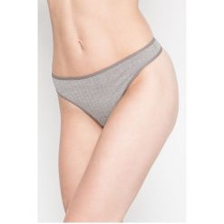Marlies Dekkers - Stringi. Szare stringi damskie Marlies Dekkers, z bawełny. W wyprzedaży za 119.90 zł.