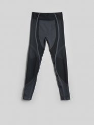 4F Legginsy treningowe bezszwowe damskie - czarne XS/S. Czarne legginsy damskie 4f, s, bez wzorów, z materiału. Za 149.99 zł.
