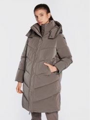 Calvin Klein Płaszcz zimowy K20K204690 Beżowy Regular Fit. Brązowe płaszcze damskie Calvin Klein, na zimę, xs, bez wzorów, z syntetyku, bez kaptura. Za 1,049.00 zł.