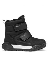 Geox Śniegowce J Trekkyup Boy B Abx J66MBA 0FU54 C9999 S Czarny. Czarne buty zimowe chłopięce Geox, bez wzorów, z materiału, bez zapięcia. Za 339.99 zł.