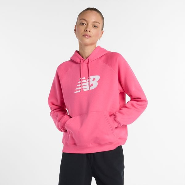 Bluza damska New Balance WT43524DAB – różowa. Czerwone bluzy damskie New Balance, s, bez wzorów, z bawełny, bez kaptura. Za 249.99 zł.