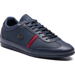 Sneakersy LACOSTE - Misano 318 1 Cam 7-36CAM00565A5 Nvy/Dk Red. Półbuty na co dzień męskie Lacoste. W wyprzedaży za 359.00 zł.
