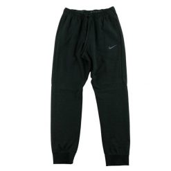 Nike spodnie dresowe męskie do treningu Dri-FIT. Czarne spodnie sportowe męskie Nike, l, bez wzorów, z dresówki, do biegania, dri-fit (nike). Za 106.46 zł.