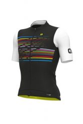 Koszulka rowerowa męska Alé Maglia MC Logo. Białe koszulki sportowe męskie ALÉ CYCLING, na lato, l, bez wzorów, z elastanu, bez kołnierzyka, bez ramiączek, rowerowe. Za 493.99 zł.