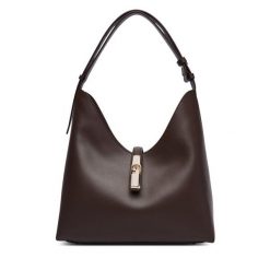 Torebka Furla. Brązowe torebki do ręki damskie Furla, bez wzorów, klasyczne, bez dodatków. Za 1,349.00 zł.