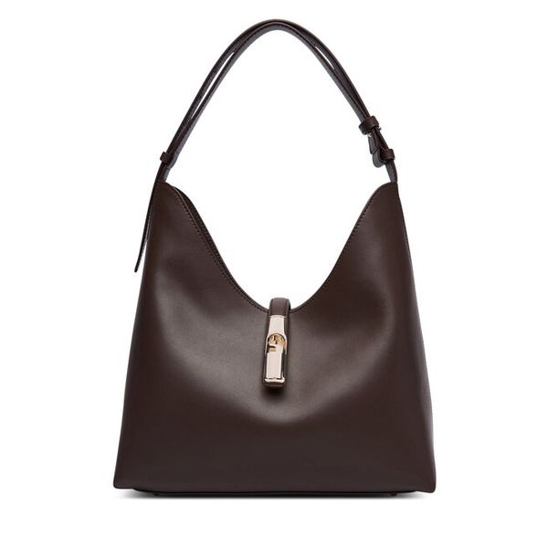 Torebka Furla. Brązowe torebki do ręki damskie Furla, bez wzorów, klasyczne, bez dodatków. Za 1,349.00 zł.
