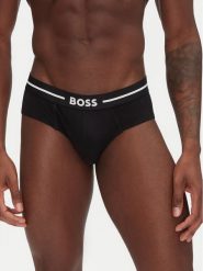 BOSS Komplet 3 par slipów 50532462 Kolorowy. Slipki męskie Boss, l, bez wzorów, z bawełny. Za 129.99 zł.