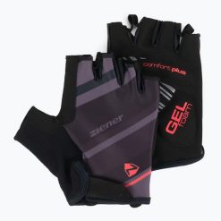 Rękawiczki rowerowe damskie ZIENER MTB Crizy Lady GELfoam. Czarne obuwie sportowe damskie Ziener, bez wzorów, sportowe. Za 69.99 zł.