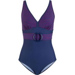 Kostium kąpielowy shape bonprix ciemnoniebiesko-koralowy. Kostiumy jednoczęściowe damskie marki bonprix. Za 99.99 zł.