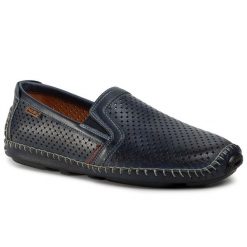 Półbuty Pikolinos. Niebieskie półbuty na co dzień męskie Pikolinos, bez zapięcia. Za 379.99 zł.