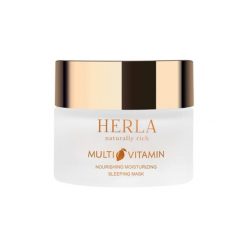 HERLA SLEEPING MASK MULTIWITAMINOWA MASKA ODŻYWCZO-NAWILŻAJĄCA NA NOC Szlafroki i ręczniki 50 ml Damski. Brązowe szlafroki damskie HERLA, bez wzorów, ze skóry, bez ramiączek, bez kaptura. Za 125.92 zł.