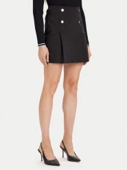Morgan Spódnica mini 252-JPALE Czarny Slim Fit. Czarne spódnice damskie Morgan, bez wzorów, z syntetyku, mini. Za 189.99 zł.