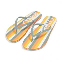 ONeill Japonki O'Neill Profilie Graphic Sandals 92800614016 zielone. Zielone klapki damskie bez wzorów, z materiału, bez obcasa. Za 206.28 zł.