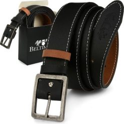Beltimore BELTIMORE Dwustronny Solidny Pasek męski skórzany Pudełko W23. Paski damskie Beltimore, bez wzorów. Za 65.99 zł.