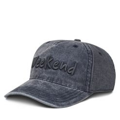 Czapka z daszkiem Weekend Max Mara. Niebieskie czapki i kapelusze damskie Weekend Max Mara, bez wzorów. Za 359.99 zł.