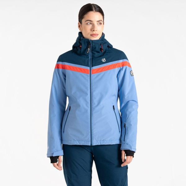 Kurtka narciarska damska Dare 2b DWP594 Flurry Jacket. Brązowe kurtki damskie Dare 2b, m, bez wzorów, z materiału, długie, z kapturem, narciarskie. Za 329.99 zł.