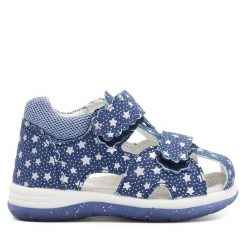 Sandały Nelli Blu. Niebieskie sandały dziewczęce Nelli Blu, bez zapięcia. Za 99.99 zł.