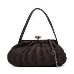 Torebka Weekend Max Mara. Brązowe torebki do ręki damskie Weekend Max Mara, bez wzorów, wizytowe, bez dodatków. Za 1,739.00 zł.