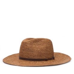 Kapelusz Weekend Max Mara. Brązowe czapki i kapelusze damskie Weekend Max Mara, bez wzorów. Za 679.99 zł.
