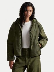 Polo Ralph Lauren Kurtka przejściowa 211A93243001 Zielony Relaxed Fit. Zielone kurtki damskie Polo Ralph Lauren, m, bez wzorów, z syntetyku, bez kaptura. Za 1,699.00 zł.