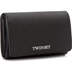 Duży Portfel Damski TWINSET - AS7T52 Nero 00006. Czarne portfele damskie Twinset, ze skóry. W wyprzedaży za 339.00 zł.