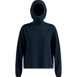 Bluza z kapturem Odlo Mid layer hoody CUBIC. Szare bluzy damskie Odlo, l, bez wzorów, z materiału, z kapturem. Za 319.99 zł.