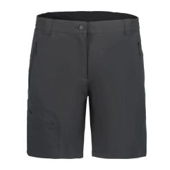 Damskie spodenki turystyczne Icepeak Beaufort. Czarne szorty damskie Icepeak, s, bez wzorów, z materiału, eleganckie. Za 242.50 zł.