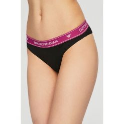 Emporio Armani - Figi (2-pack). Szare figi damskie Emporio Armani, l, bez wzorów, z bawełny. W wyprzedaży za 119.90 zł.