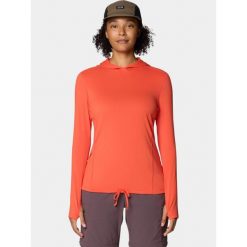 T-shirt damski Mountain Hardwear Crater Lake. Czerwone t-shirty damskie Mountain Hardwear, bez wzorów, bez kołnierzyka. Za 309.00 zł.