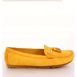 Mokasyny damskie żółte L7183 Yellow. Żółte mokasyny damskie ButyModne. W wyprzedaży za 99.00 zł.