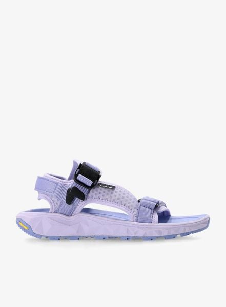 Sandały turystyczne damskie Lizard Sandal Super Trek. Fioletowe sandały damskie Lizard, bez wzorów, z materiału, bez obcasa, bez zapięcia. Za 430.00 zł.