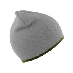 Czapka Zimowa Unisex Dwustronna O Kroju Modnym. Szare czapki i kapelusze męskie RESULT, na zimę, bez wzorów, sportowe. Za 40.99 zł.