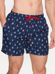 CMP Szorty sportowe 33R9127 Granatowy Regular Fit. Niebieskie krótkie spodenki sportowe męskie CMP, m, bez wzorów, z syntetyku. Za 89.99 zł.