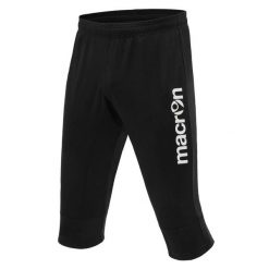 Spodnie treningowe 3/4 Macron finlay. Czarne spodnie sportowe męskie Macron, s, bez wzorów, z tkaniny, na fitness i siłownię. Za 167.50 zł.