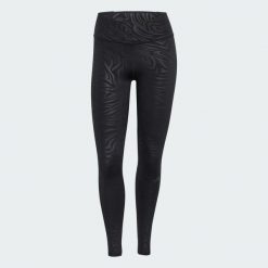 Legginsy z grafiką All Me Essentials. Czarne legginsy damskie Adidas, l, bez wzorów, z dzianiny, na fitness i siłownię, climacool (adidas). Za 239.00 zł.