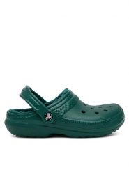 Crocs Klapki Classic Lined Clog 203591 Zielony. Zielone klapki męskie Crocs, z tworzywa sztucznego. Za 179.99 zł.